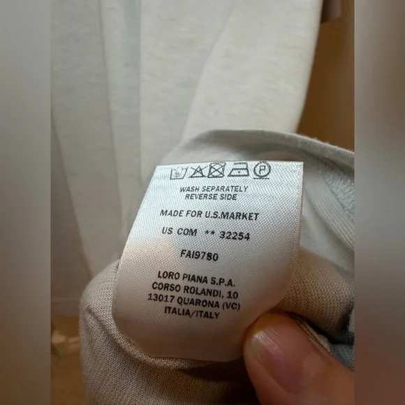 Loro Piana 28 Matches Golf Polo Half Zip Shirt in Grey Size XXL - Picture 5 of 6